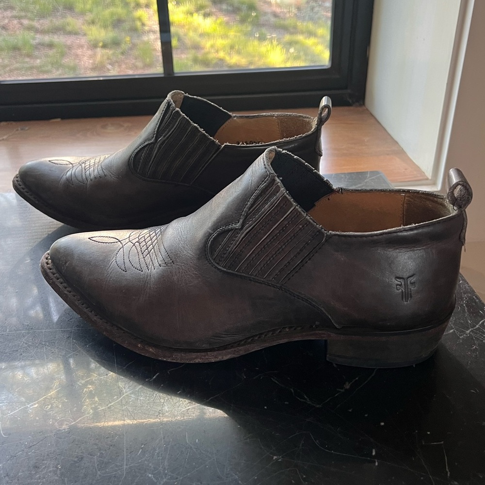 Frye Billie Shootie western leather shoe boots - Picture 5 of 9